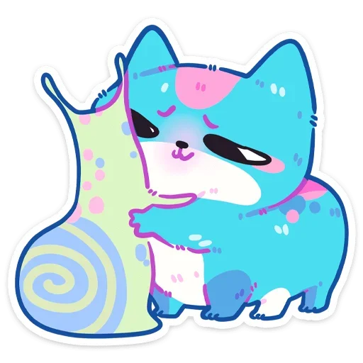 🐌 Стикер «Куси без надписей» для Telegram