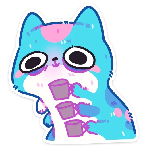 ☕ Стикер «Куси без надписей» для Telegram