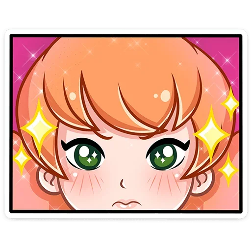 🤩 Стикер «Лаванда без надписей» для Telegram