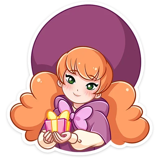 🎁 Стикер «Лаванда без надписей» для Telegram