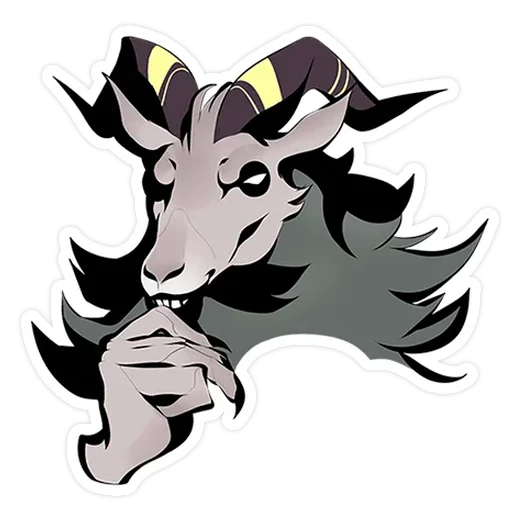 😈 Стикер «Хозяин леса без надписей» для Telegram