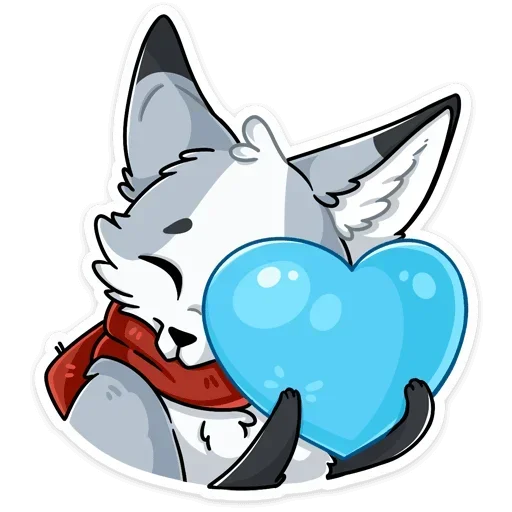 💙 Стикер «Рейни без надписей» для Telegram