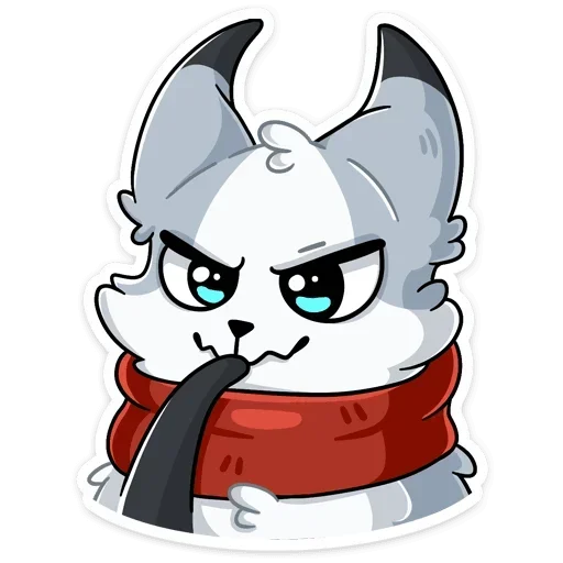 😈 Стикер «Рейни без надписей» для Telegram