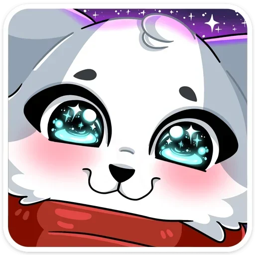 🤩 Стикер «Рейни без надписей» для Telegram