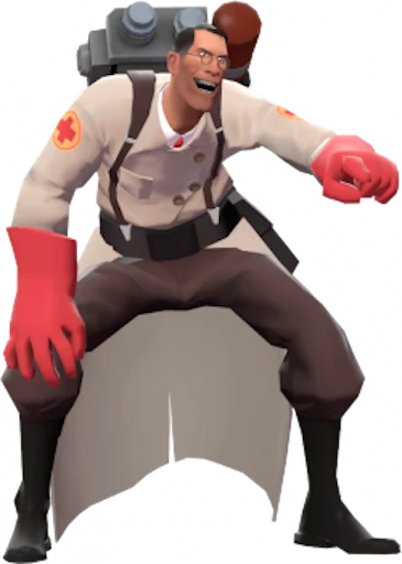 Стикерпак team fortress 2 medic для Telegram — скачать