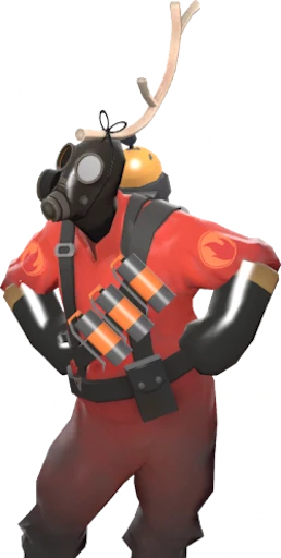 😐 Стикер «Team Fortress 2 Pyro» для Telegram