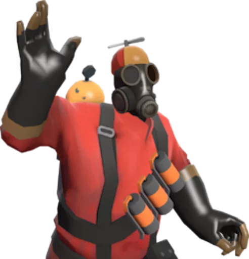 😊 Стикер «Team Fortress 2 Pyro» для Telegram