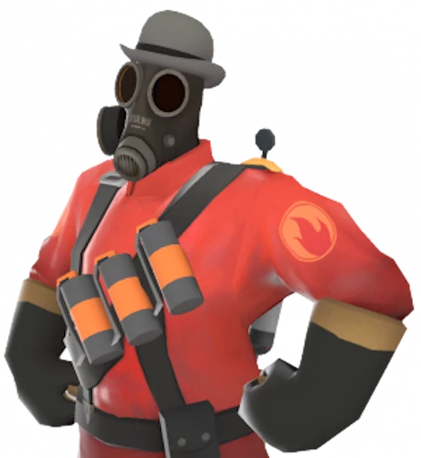 😏 Стикер «Team Fortress 2 Pyro» для Telegram