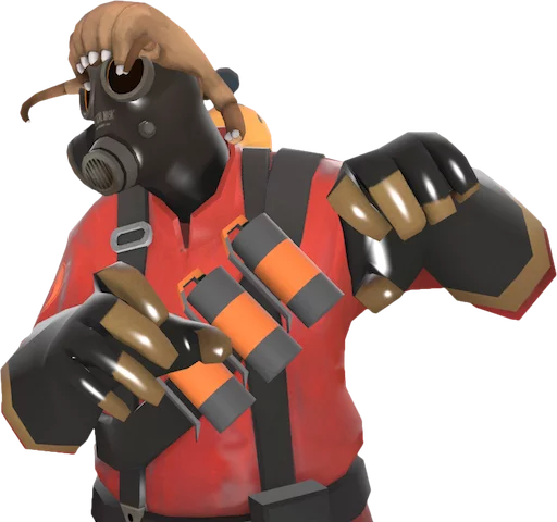 😉 Стикер «Team Fortress 2 Pyro» для Telegram