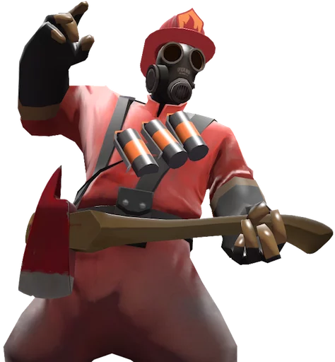 😝 Стикер «Team Fortress 2 Pyro» для Telegram