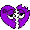 💔 Эмодзи «purple add #colors #purple» для Telegram