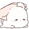 🤗 Эмодзи «cute rabbit add #cute #animal» для Telegram