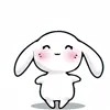 🥳 Эмодзи «cute rabbit add #cute #animal» для Telegram
