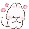 😁 Эмодзи «cute rabbit add #cute #animal» для Telegram