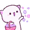 😊 Эмодзи «cute rabbit add #cute #animal» для Telegram