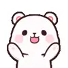 🤗 Эмодзи «cute rabbit add #cute #animal» для Telegram