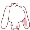 😝 Эмодзи «cute rabbit add #cute #animal» для Telegram