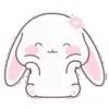 😊 Эмодзи «cute rabbit add #cute #animal» для Telegram