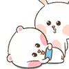😘 Эмодзи «cute rabbit add #cute #animal» для Telegram