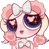 🥰 Эмодзи «for girls add #girls #длядевочек» для Telegram