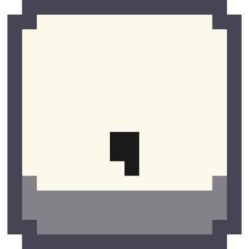 ⏺ Стикер «Pixel Cyrillic» для Telegram