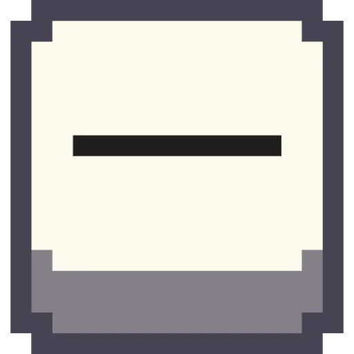 📏 Стикер «Pixel Cyrillic» для Telegram
