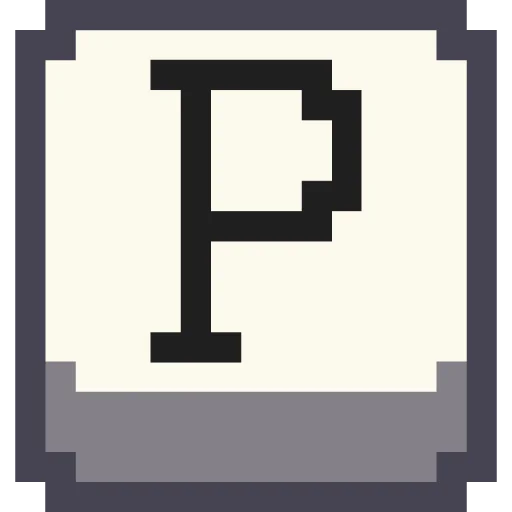 🔤 Стикер «Pixel Cyrillic» для Telegram