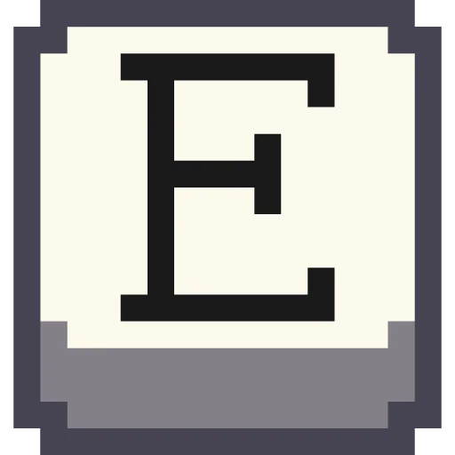 🔤 Стикер «Pixel Cyrillic» для Telegram