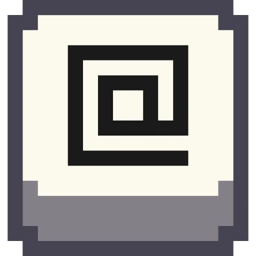 🆔 Стикер «Pixel Cyrillic» для Telegram