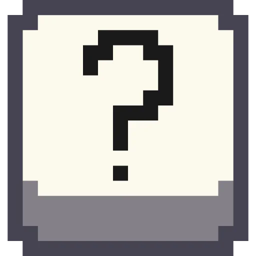 ❓ Стикер «Pixel Latin» для Telegram