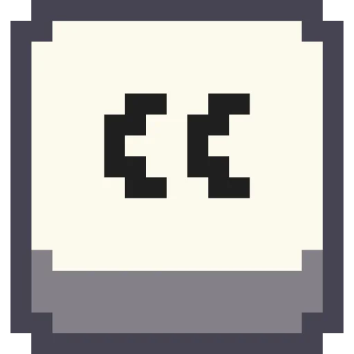 ➿ Стикер «Pixel Latin» для Telegram
