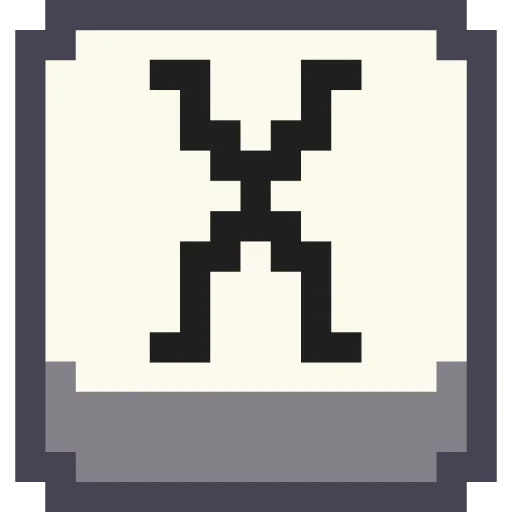 🔤 Стикер «Pixel Latin» для Telegram