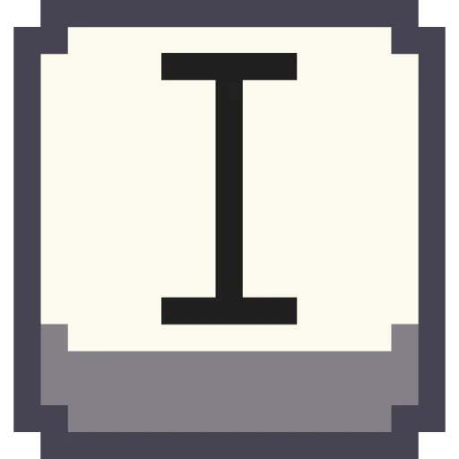 🔤 Стикер «Pixel Latin» для Telegram