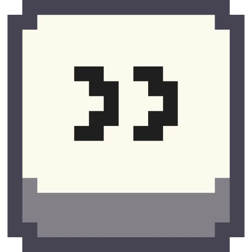 ➿ Стикер «Pixel Latin» для Telegram
