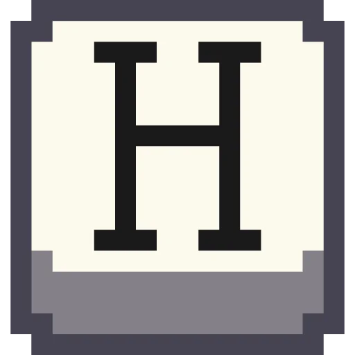 🔤 Стикер «Pixel Latin» для Telegram