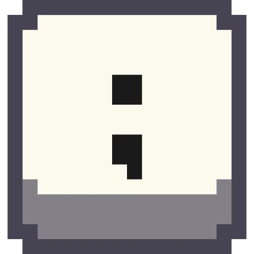 ⏺ Стикер «Pixel Latin» для Telegram