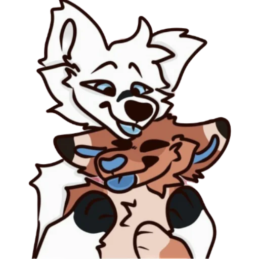 🤗 Стикер «Timber the wolf» для Telegram