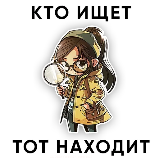 🔎 Стикер «Кодебай» для Telegram