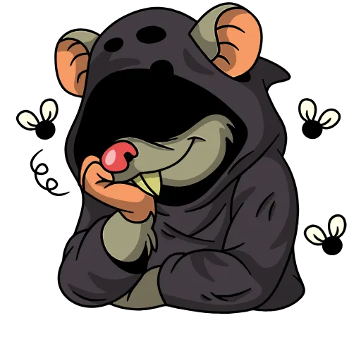 🤔 Эмодзи «Крысиная банда» для Telegram