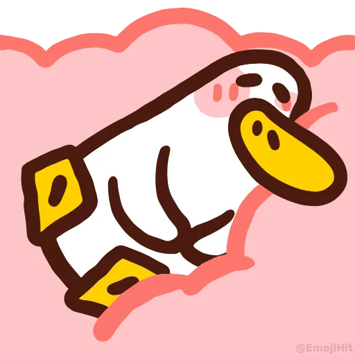 🌥 Стикер «Duck» для Telegram