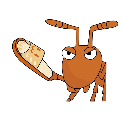 😡 Стикер «The ants DNTworry» для Telegram