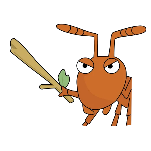 😡 Стикер «The ants DNTworry» для Telegram