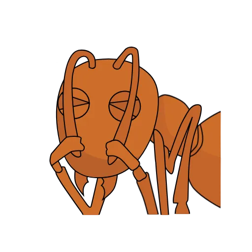 😞 Стикер «The ants DNTworry» для Telegram