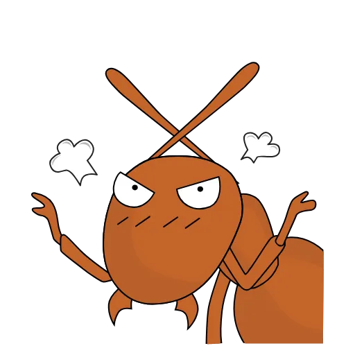 😤 Стикер «The ants DNTworry» для Telegram