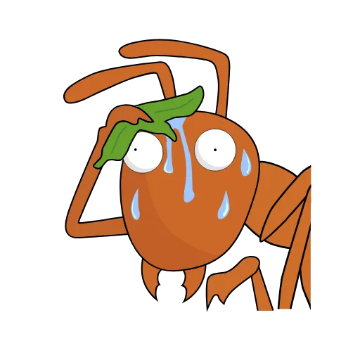 🥵 Стикер «The ants DNTworry» для Telegram