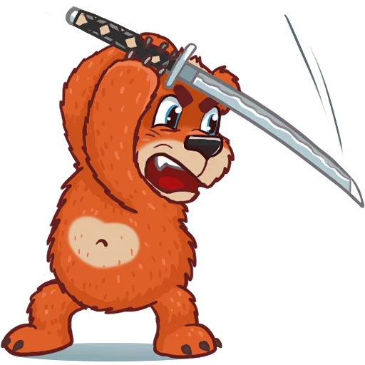 🌂 Стикер «TheBear» для Telegram