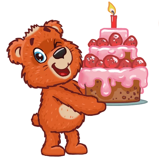 🎂 Стикер «TheBear» для Telegram
