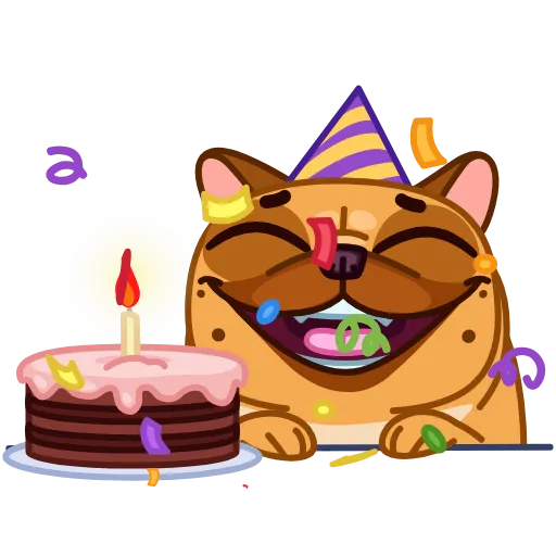 🥳 Стикер «Harry The Frenchie» для Telegram