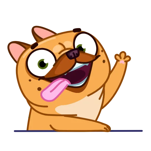 👋 Стикер «Harry The Frenchie» для Telegram