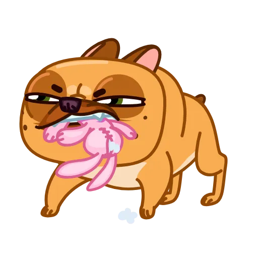 🤬 Стикер «Harry The Frenchie» для Telegram